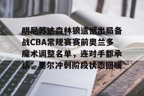 开云注册入口-包含明尼苏达森林狼遗憾出局备战CBA常规赛赛前奥兰多魔术调整名单，连对手都承认：里尔冲刺阶段状态回暖的词条